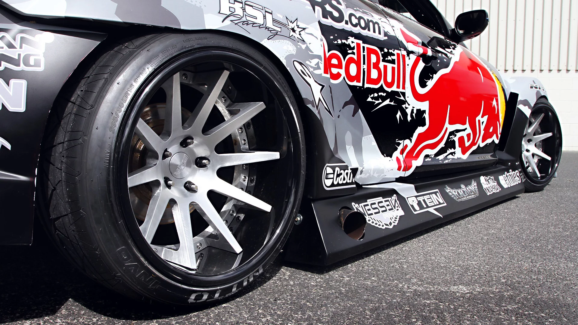 red-bull racing, widebody, sportcar, spoiler, wheels, tuning, rx-8, Mazda, drift, competition, team