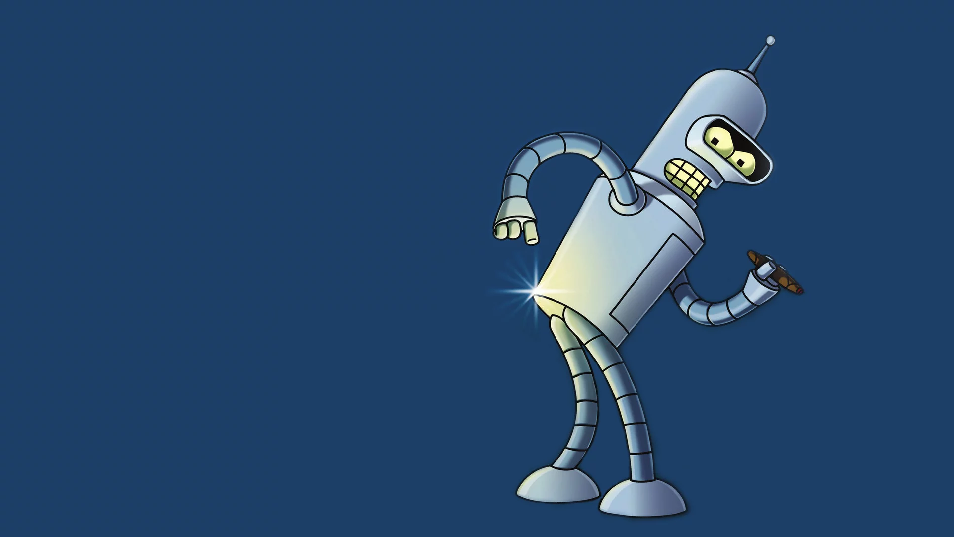 синий, Футурама, робот, бендер, bender bending rodriguez, futurama