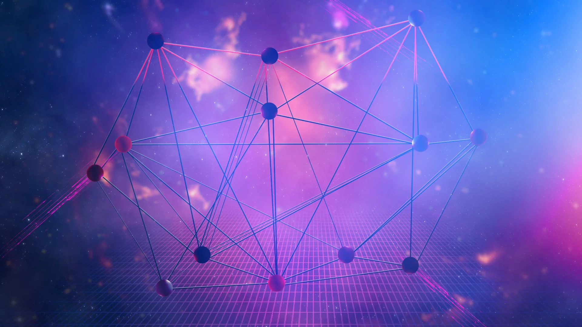 aymcreations, шарики, связь, fully connected, Абстракция