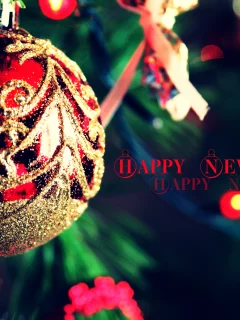 new year, праздник, елка, Елочные игрушки