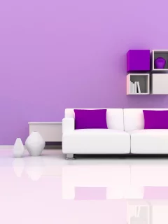 подушки, вазы, диван, Полочки