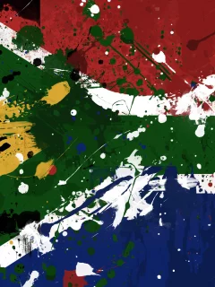 краски, африка, Юар, флаг, flag
