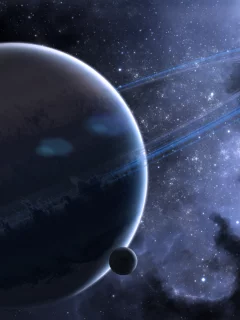 space, nebula, кольца, Космос, planet, планеты