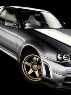 gt-r, скайлайн, silvery, серебристый, r34, ниссан, skyline, Nissan