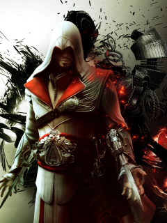 убийца, abstract, ezio auditore da firenze, ассасин, fon, Assassins creed brotherhood