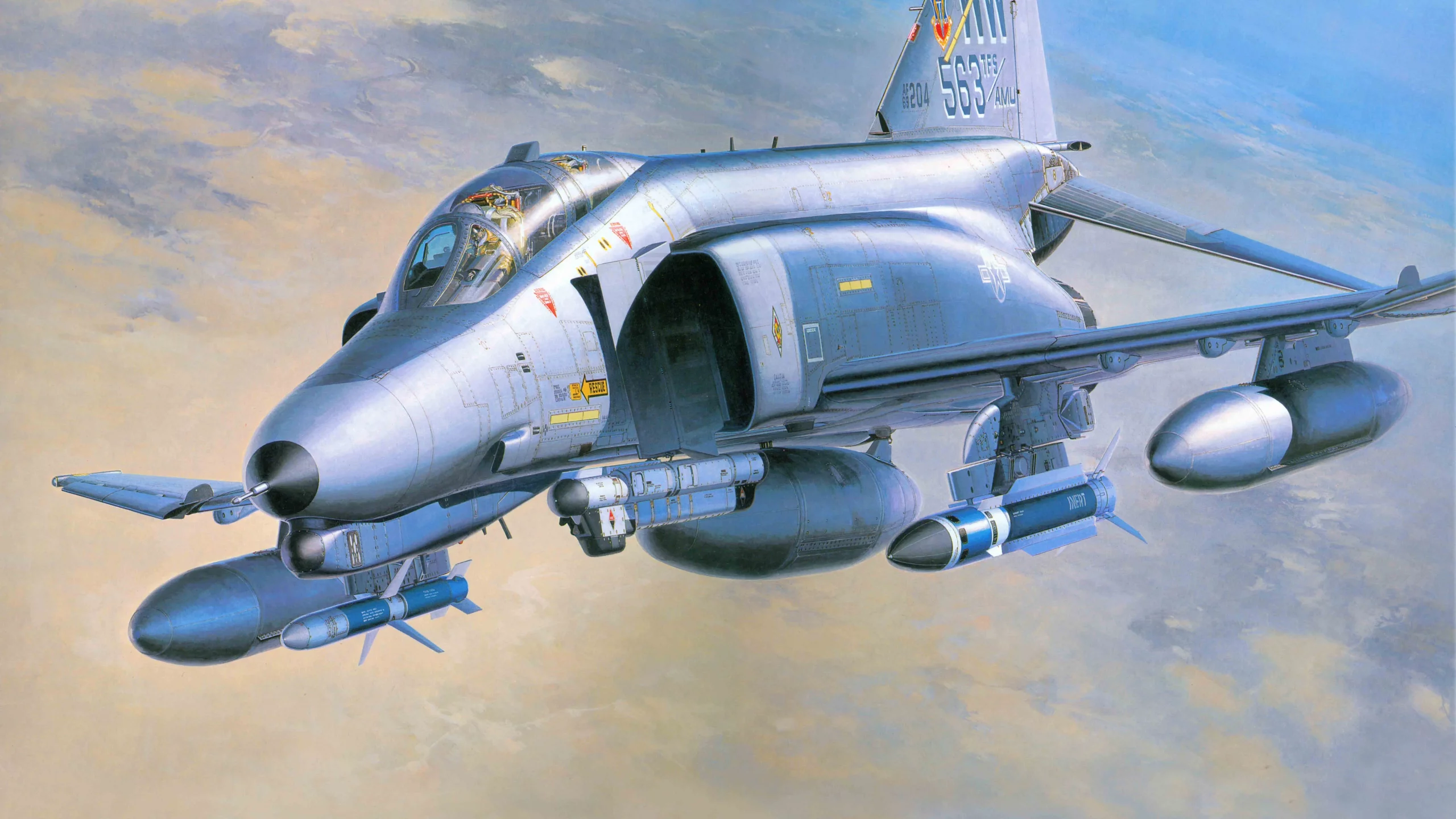 f-4, mcdonnell douglas, макдоннел дуглас, Самолет, фантом ii