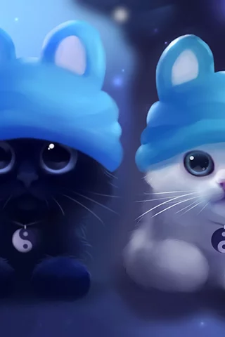Apofiss, котёнок, красиво, шапочка, мило, котята, пушистики