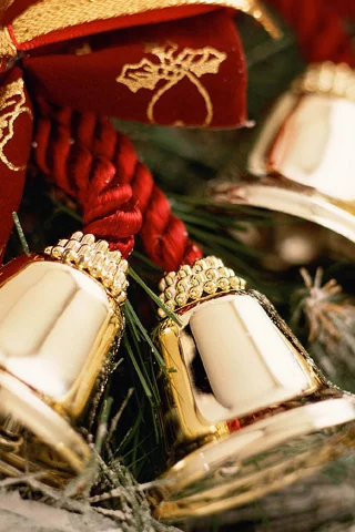 колокольчики, new year, праздник, Новый год, christmas, ёлка