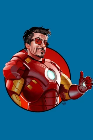 minimalism, арт, Железный человек, минимализм, iron man