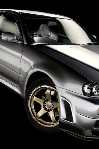 gt-r, скайлайн, silvery, серебристый, r34, ниссан, skyline, Nissan