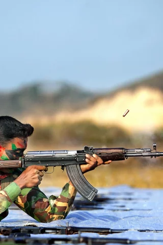 Bangladesh army, оружие, солдат