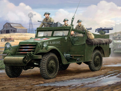 в, scout car, u.s. m3a1, Арт, сша, ww2, использовался, периода