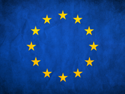 ес, синий, звезды, флаг, европа, Евросоюз