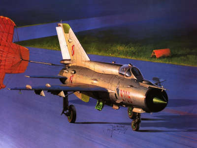Арт, самолет, многоцелевой, советский, миг-21