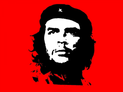 Che guevara, черный. революция, красный, че гевара, куба