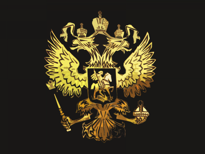 россия, герб, черный, Орел, фон