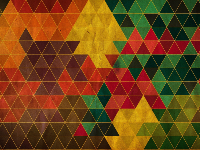 мозаика, абстракция, разноцветные, Треугольники