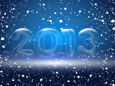 синий, 2012, 2013, новый год, снег, 2014