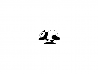 black, черное, черно-белый, panda, black and white, white, белое, Панда
