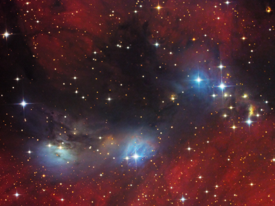 лебедь, nebula, vdb 132, Ngc 6914, космос, туманность