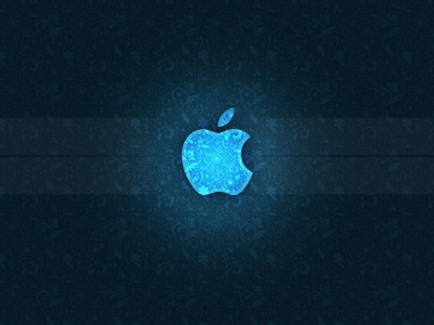 яблоко, синий, Apple, полосы, узор