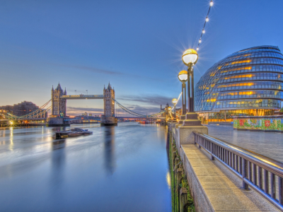 river thames, england, tower bridge, англия, city hall, London, лондон