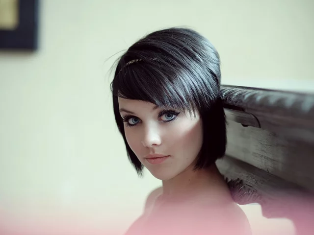 лицо, взгляд, Mellisa clarke, красивая, брюнетка, модель