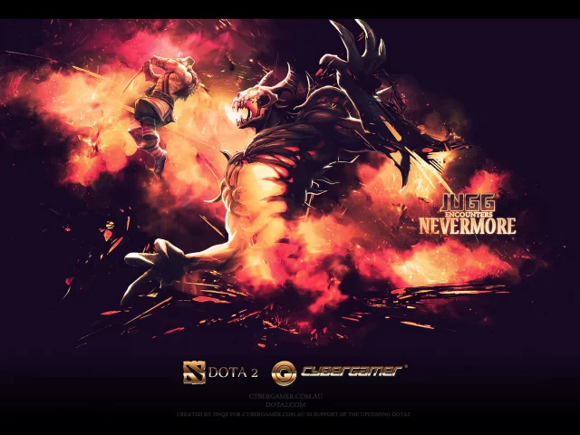Dota 2, juggernaut, nevermore, обои