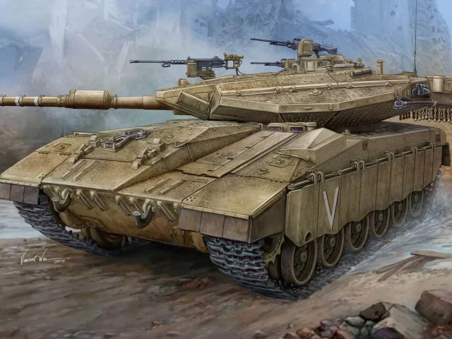 боевых, меркава, основных, танк, серия, mk iii d , merkava, Арт