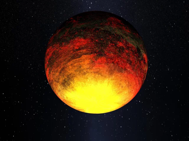 космос, звезды, планета, пространство, Kepler-10b