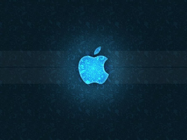 яблоко, синий, Apple, полосы, узор