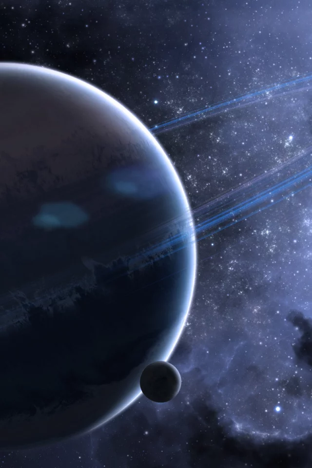space, nebula, кольца, Космос, planet, планеты