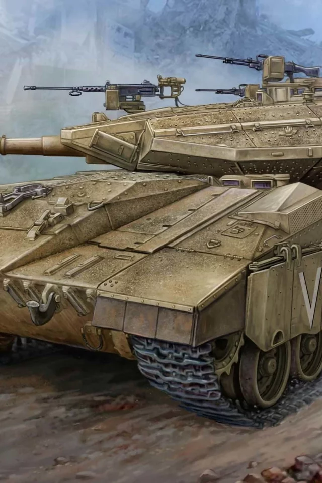 боевых, меркава, основных, танк, серия, mk iii d , merkava, Арт