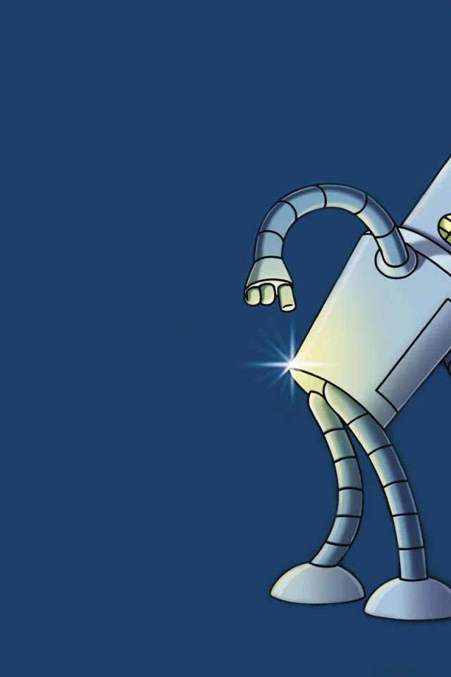 синий, Футурама, робот, бендер, bender bending rodriguez, futurama