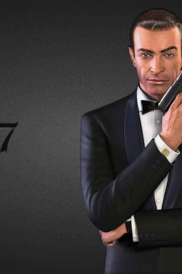 james bond, шон коннери, джеймс бонд, пистолет, Sean connery
