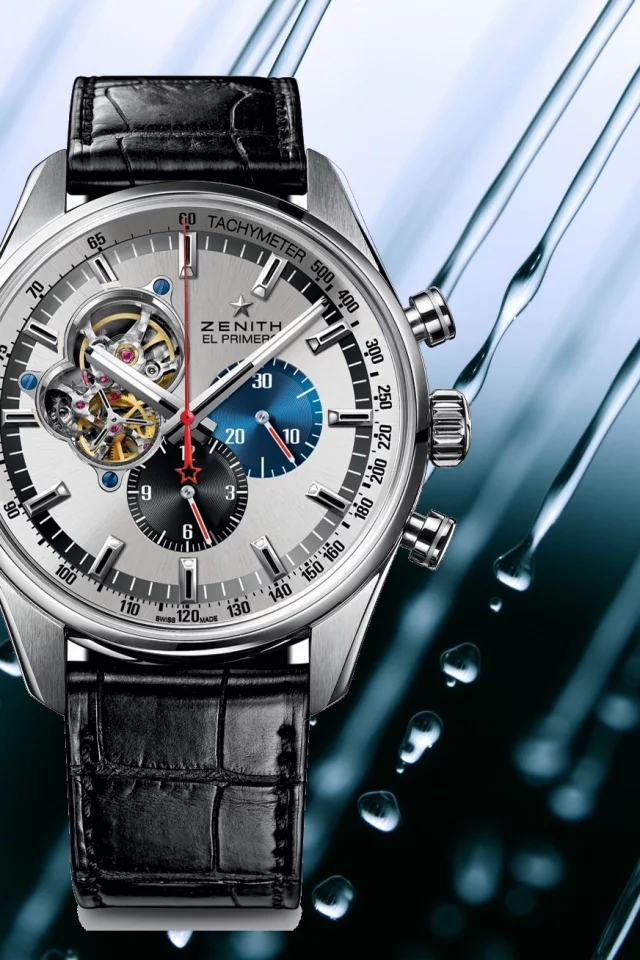 Часы, вода, watch, zenith
