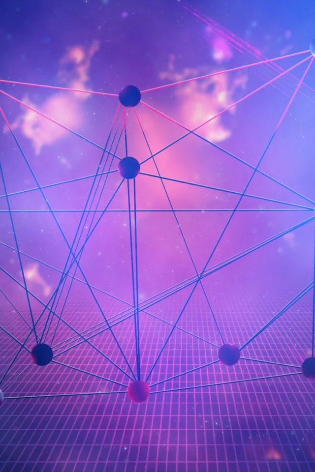 aymcreations, шарики, связь, fully connected, Абстракция