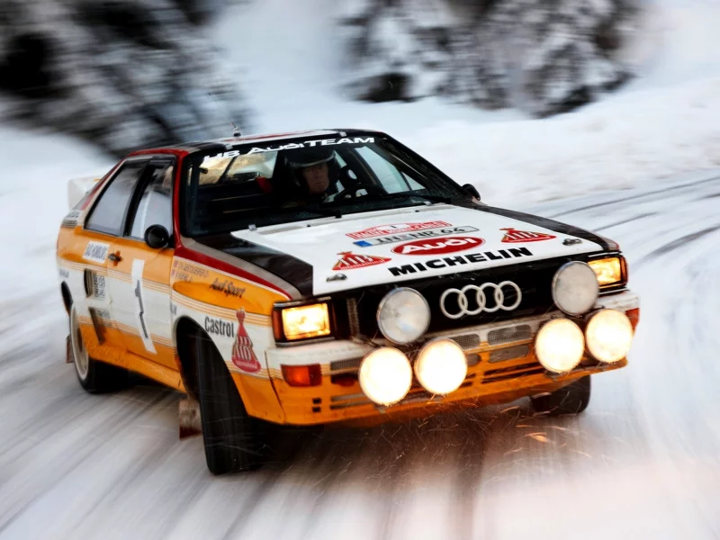 Car, group b, snow, audi, автомобиль, wallpapers, rally, speed, car, quattro, light