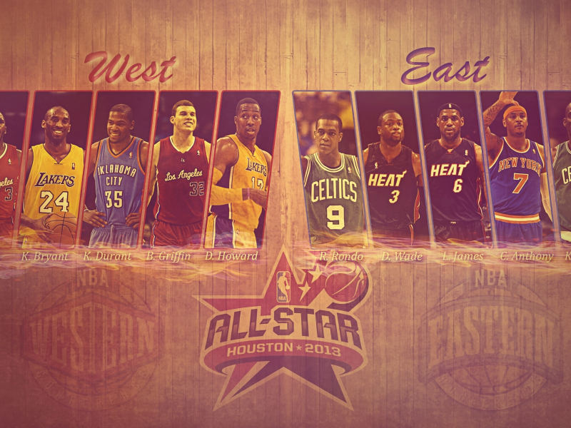 kevin durant, chris paul, баскетбол, all star, kobe bryant, Nba, east, blake griffin, west