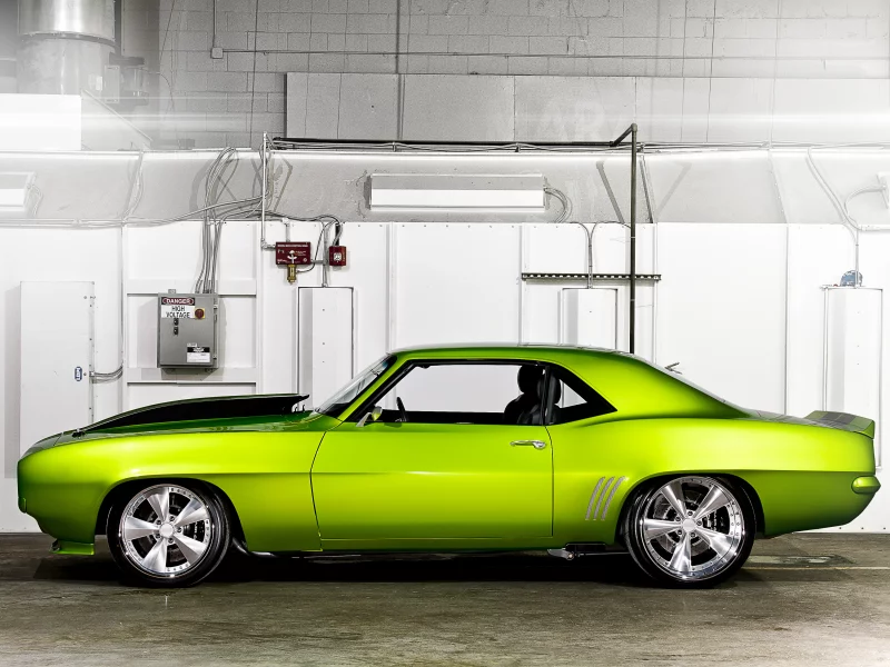 rides green monster 31, зеленый, Chevrolet, машина, тачка
