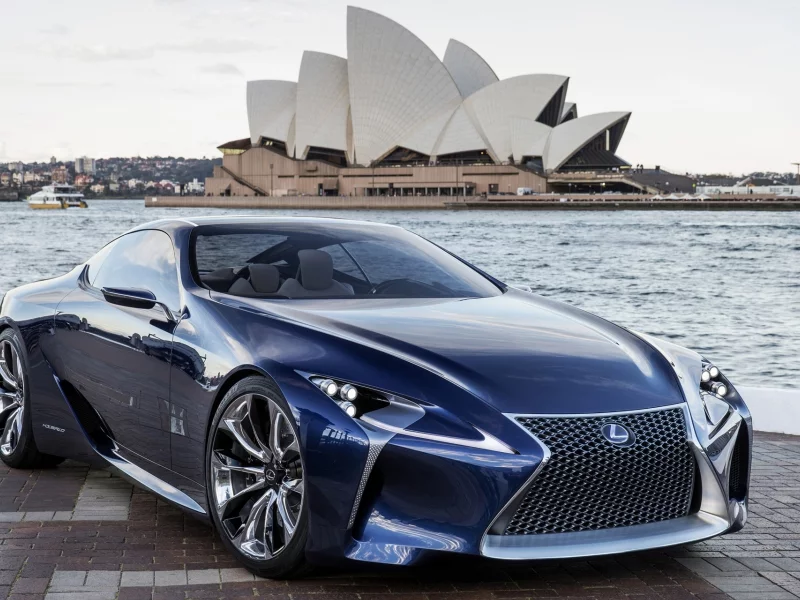 концепт, lf-lc, лексус, concept, Lexus, лф-лц, blue, синий, передок