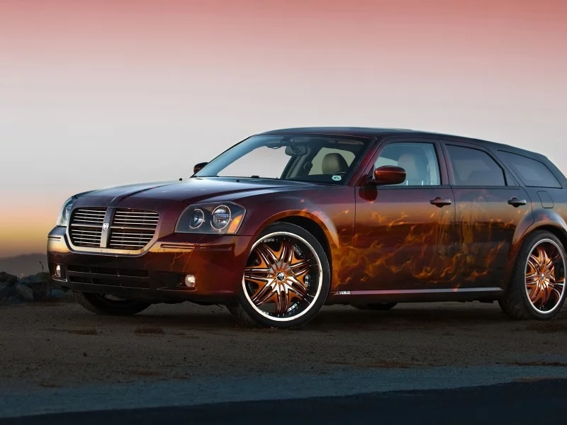 аэрография, тюнинг, додж, универсал, magnum, Dodge