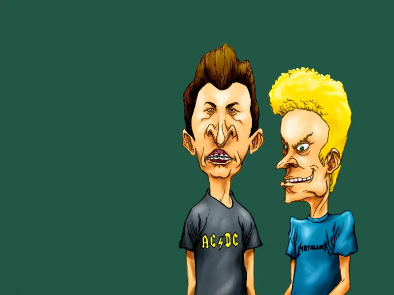 чуваки, темно-зеленый, Бивис и баттхед, beavis and butt-head