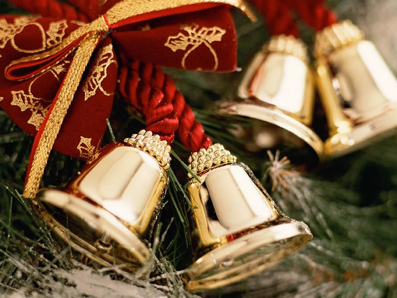 колокольчики, new year, праздник, Новый год, christmas, ёлка