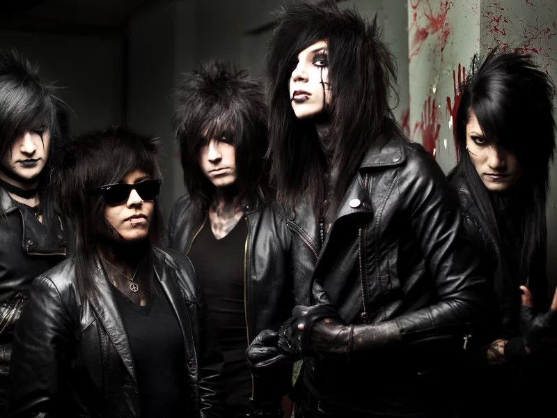 sandra alvarenga, bvb, jake pitts, группа, Black veil brides, музыка, jinxx