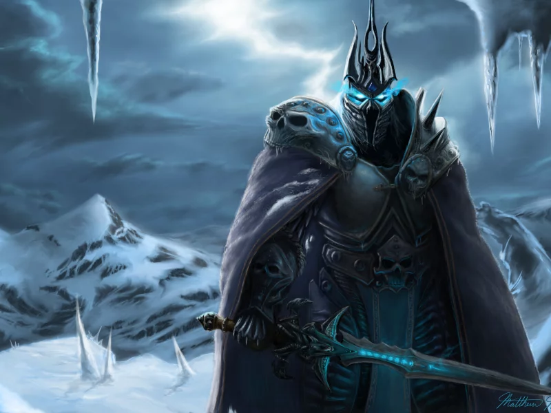 lich king, король мертвых, World of warcraft, король лич