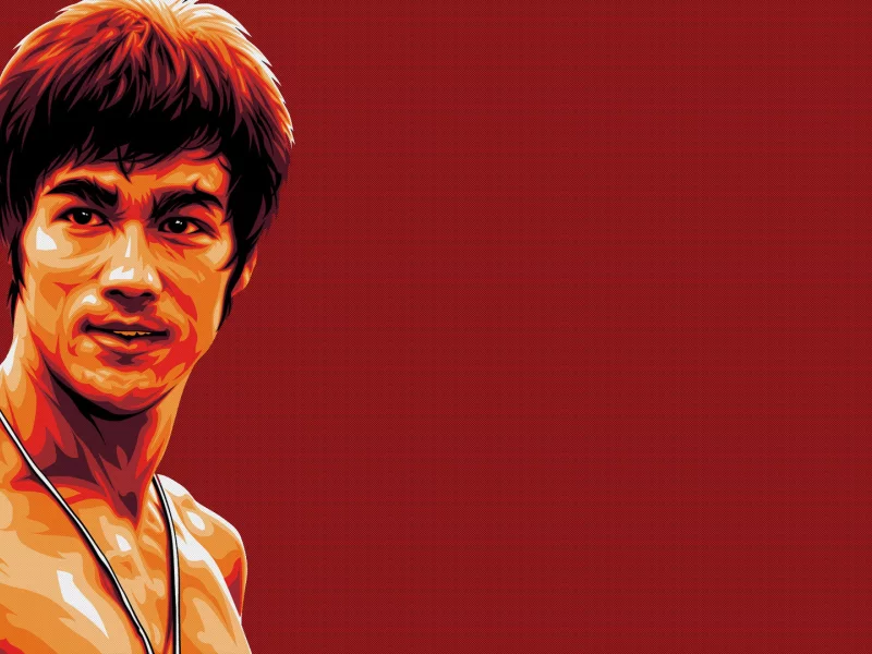bruce lee, память, рисунок, Брюс ли, красный, легенда, мастер
