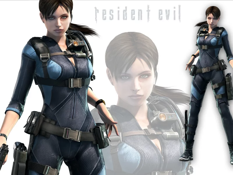 capcom, warrior, jill valentine, brown hair, Resident evil, sexy, bsaa, fighter, 3d, girl, stars