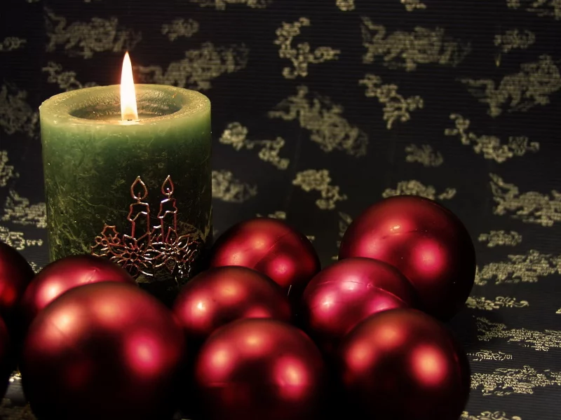 рождество, свеча, Праздник, new year, новый год, christmas, шары