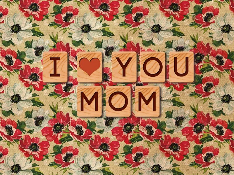 i love you, обои, Текстура, mom, надпись